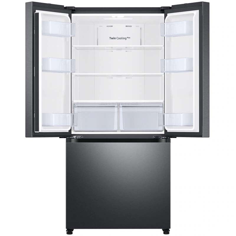 Black stainless steel fridge counter depth 2025