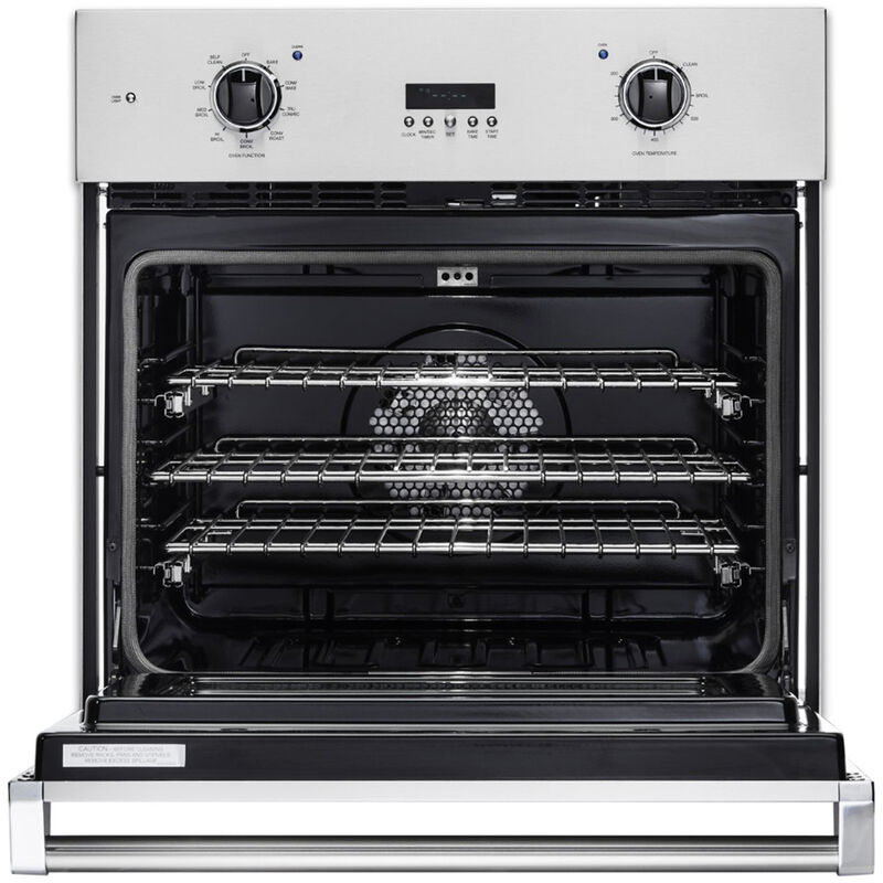 Viking 5 Series 30 in. 4.7 cu. ft. Electric Single Wall Oven with True European Convection - Cast Black, , hires