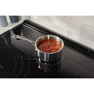 Whirlpool 30 in. 5.3 cu. ft. Air Fry Standard Convection Electric Range with Radiant Burners - Stainless Steel, , hires