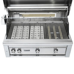 Lynx Professional 36 in. 3-Burner Liquid Propane Gas Grill with Rotisserie & Smoker Box - Stainless Steel, , hires