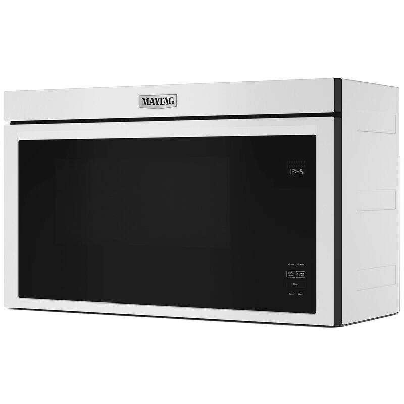 Maytag 30 in. 1.1 cu. ft. Over-the-Range Microwave with 10 Power Levels, 300 CFM & Sensor Cooking Controls - White, , hires
