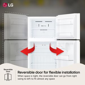 LG 28 in. 17.5 cu. ft. Garage Ready Top Freezer Refrigerator - White, White, hires