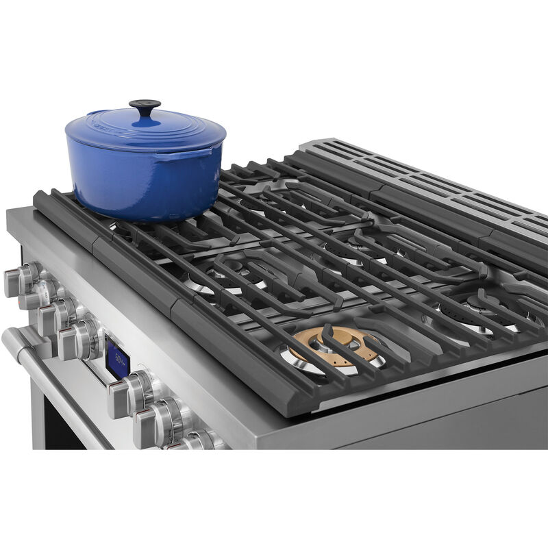 Frigidaire Professional 36 in. 4.4 cu. ft. True European Convection Gas Range with 6 Sealed Burners - Stainless Steel, , hires