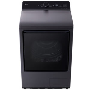 LG 27 in. 7.3 cu. ft. Smart Ventless Electric Dryer with Heat Pump & Sensor Dry - Matte Black, Matte Black, hires