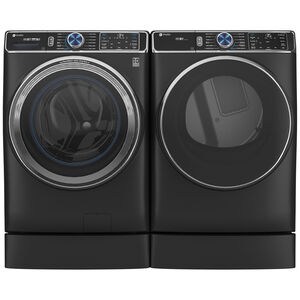 GE 7" Right Height Riser for Washers - Carbon Graphite, , hires