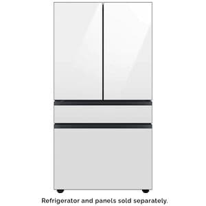 Samsung BESPOKE 4-Door French Door Top Panel for Refrigerators - White Glass, , hires