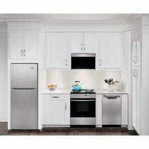 Frigidaire 18 in. Front Control Dishwasher with 52 dBa Sound Level & Pocket - Stainless Steel, Stainless Steel, hires