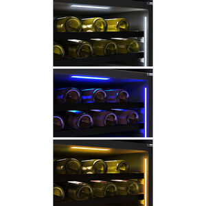 Zephyr Presrv Series 24 in. Compact Built-In/Freestanding 5.2 cu. ft. Wine Cooler with 45 Bottle Capacity, Dual Temperature Zones & Digital Control - Custom Panel Ready, , hires