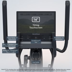 NordicTrack Airlglide 16 Elliptical, , hires
