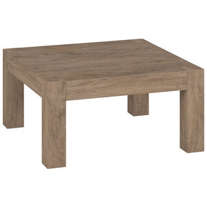 Hudson & Canal Langston 34" Wide Square Coffee Table - Antiqued Gray Oak, , hires