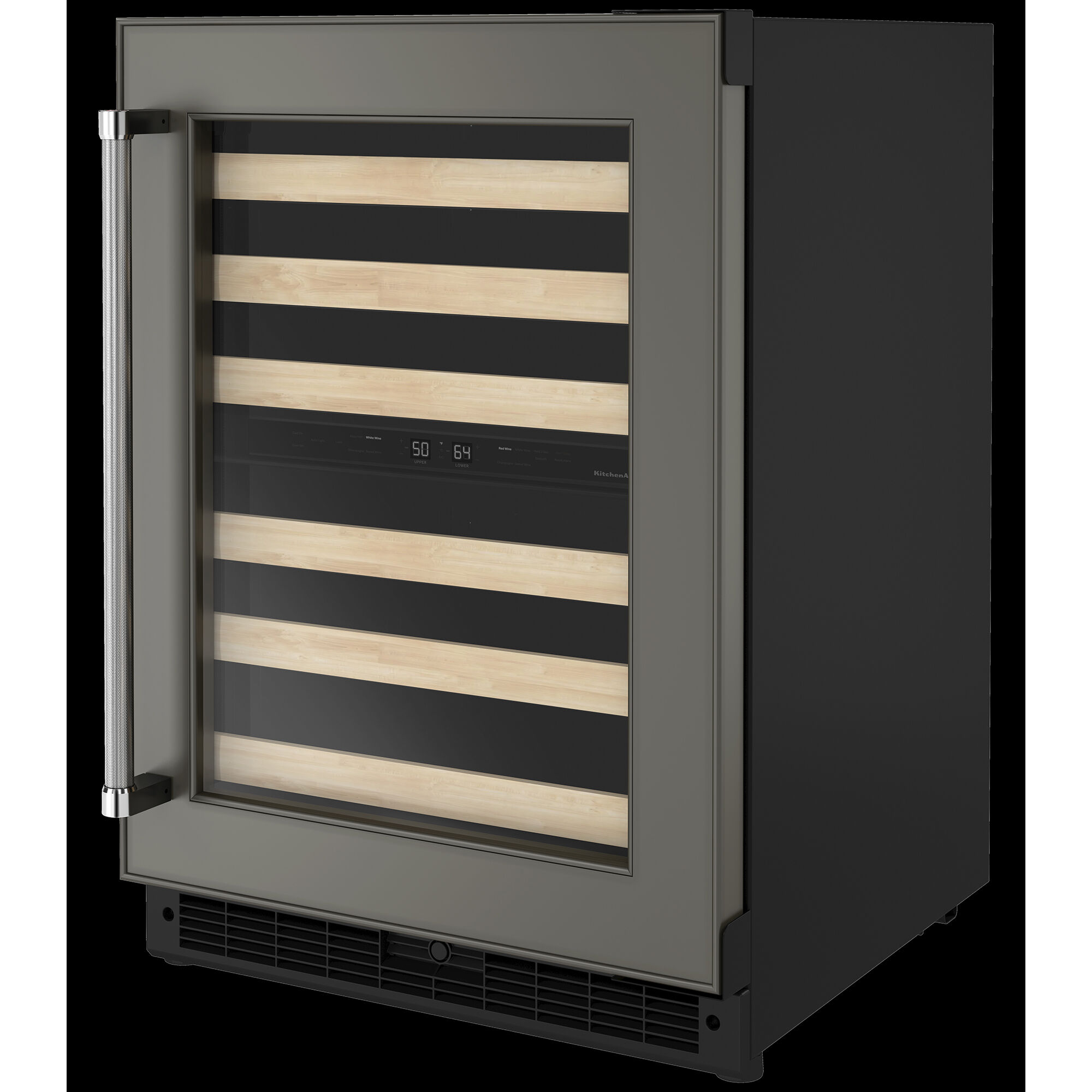 KitchenAid 24 in. Undercounter Wine Cooler with Wood Front Racks