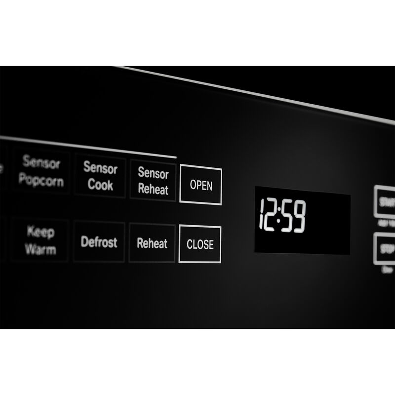JennAir Noir 30 in. 1.2 cu. ft. 950W Drawer Microwave with Sensor Cooking - Floating Glass Black, , hires