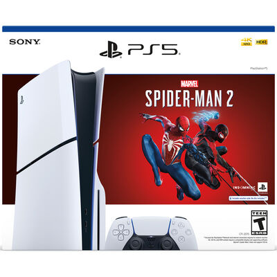PlayStation 5 Slim Console - Marvel's Spider-Man 2 Bundle - White | 1000039815