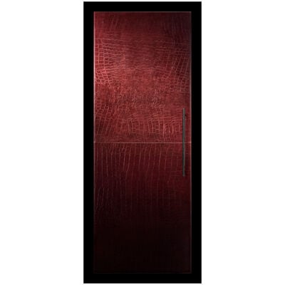 JennAir 30 in. Refrigerator Left Swing Panel Kit - Leather Burgundy | CROC30L