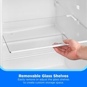 Midea 19 in. 3.3 cu. ft. Mini Fridge - Stainless Steel Look, , hires