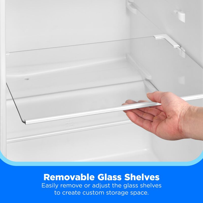 Midea 19 in. 3.3 cu. ft. Mini Fridge - Stainless Steel Look, , hires