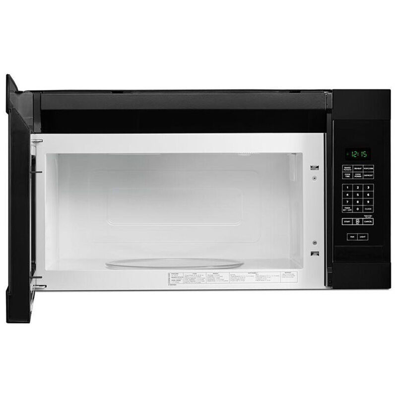 Amana 30 in. 1.6 cu. ft. 1000W Over-the-Range Microwave with 300 CFM - Black, , hires