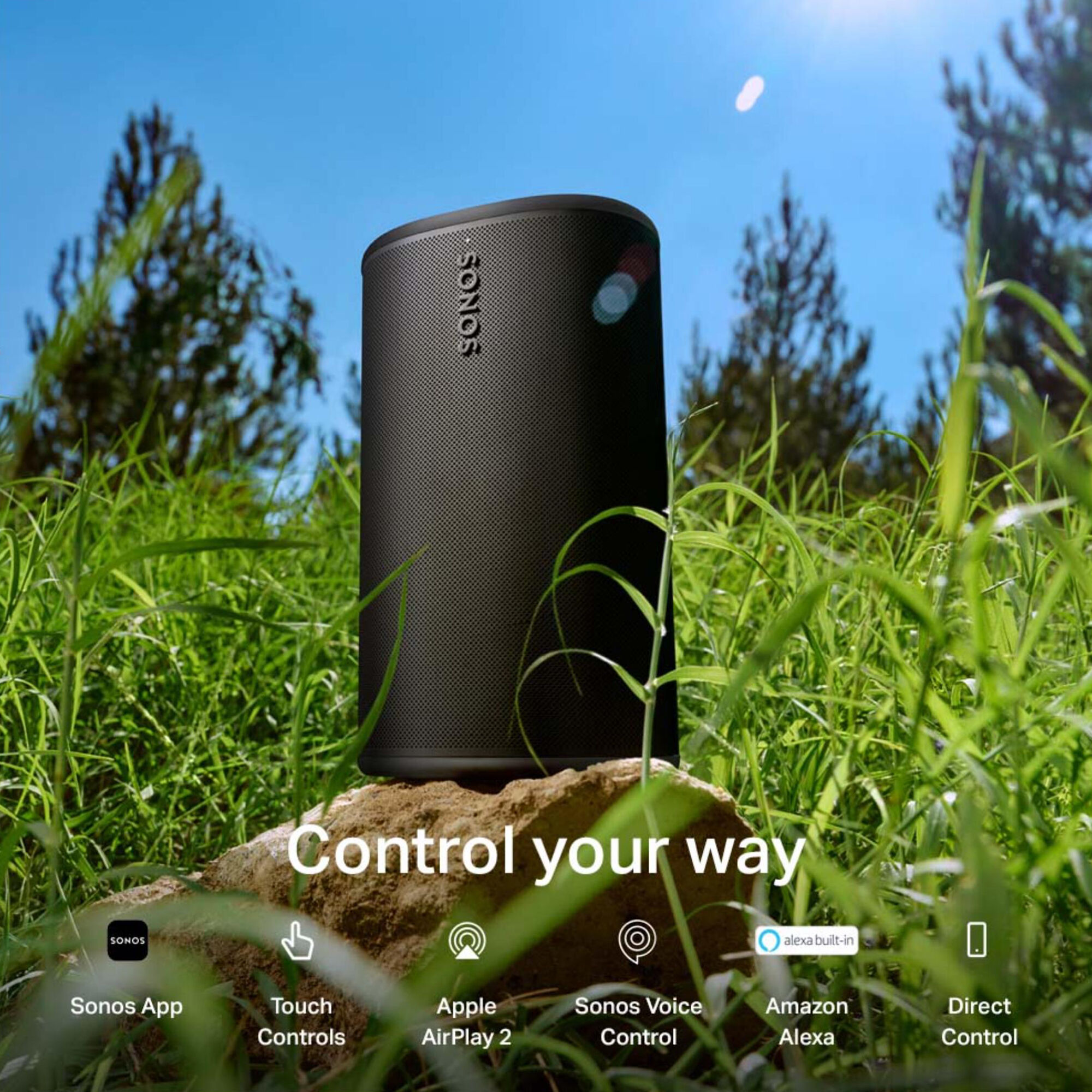 Sonos Play Bluetooth Speaker - Black | P.C. Richard & Son