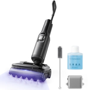 Roborock F25 Ultra Bagless Cordless HEPA Upright Vacuum for Hard Floors and Carpets with Steam & Hot-Water Self-Cleaning, , hires