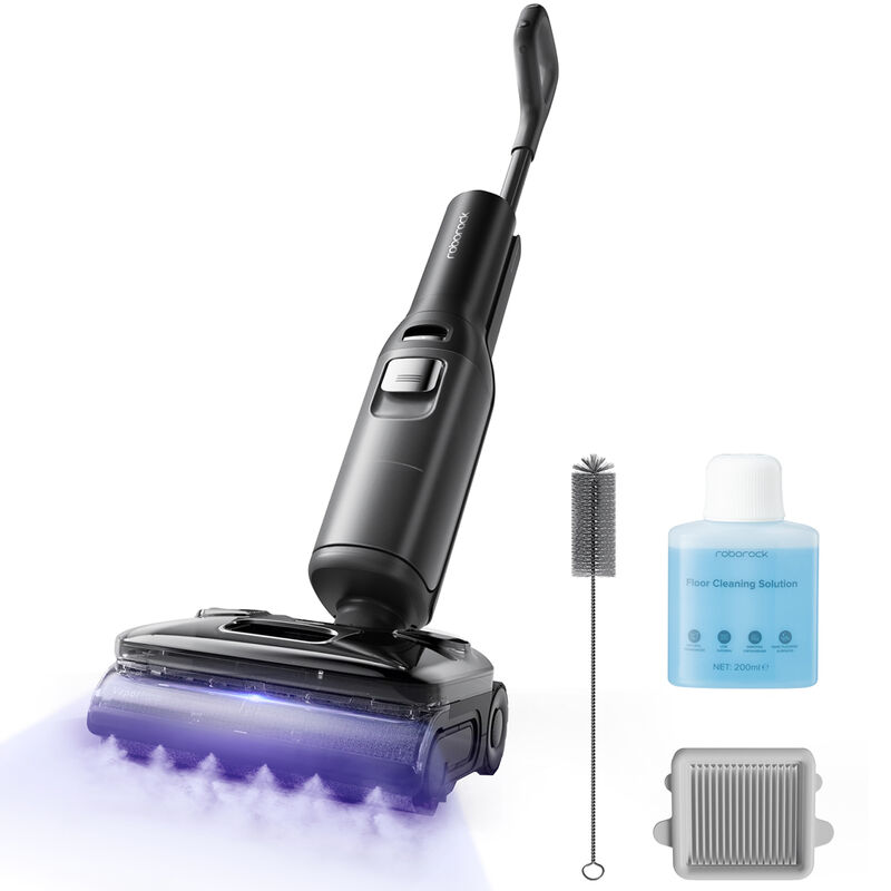 Roborock F25 Ultra Bagless Cordless HEPA Upright Vacuum for Hard Floors and Carpets with Steam & Hot-Water Self-Cleaning, , hires