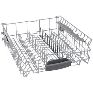 Bosch 300 Series 24 in. Top Control Flush-Mount Smart Dishwasher with 46 dBa Sound Level, 3rd-Rack & PureDry - Custom Panel Ready, , hires