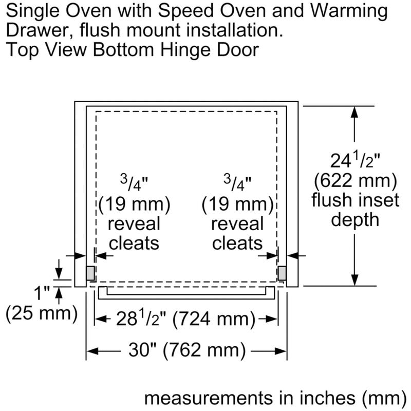 Thermador Professional Series 30 in. 8.6 cu. ft. Smart Speed Electric Microwave/Wall Oven Combo with True European Convection - Stainless Steel, , hires