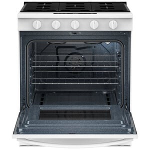 Whirlpool 30 in. 5.0 cu. ft. Smart Air-Fry Standard Convection Slide-In Gas Range with 5 Sealed Burners - White, , hires