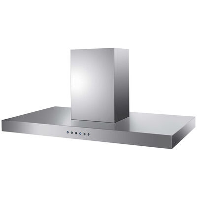 XO 42 in. Chimney Style Range Hood with 3 Speed Settings, 600 CFM, Convertible Venting & 2 LED Lights - Stainless Steel | XORI42SC