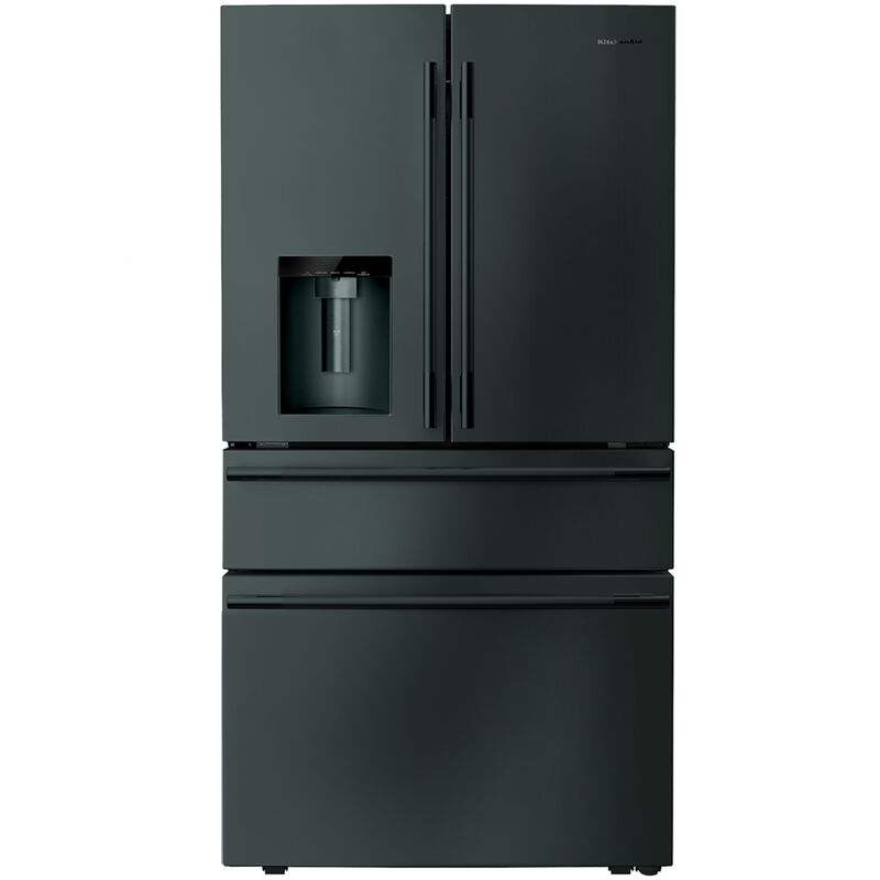 KitchenAid 36 in. 29.5 cu. ft 4-Door French Door Refrigerator with Ice & Water Dispenser - Juniper, Juniper, hires
