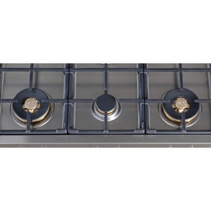 Bertazzoni Professional Series 36 in. 6-Burner Natural Gas Rangetop with Simmer Burner & Power Burner - Stainless Steel, , hires