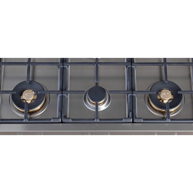 Bertazzoni Professional Series 36 in. 6-Burner Natural Gas Rangetop with Simmer Burner & Power Burner - Stainless Steel, , hires