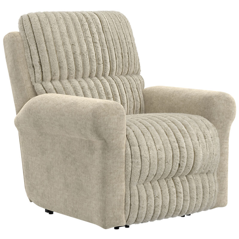 Jackson Furn Foxy Power Lay Flat Recliner with Zero Gravity - Porcelain, , hires