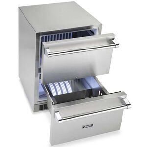 Viking 5 Series 24 in. 5.0 cu. ft. Outdoor Refrigerator Drawer - Stainless Steel, , hires