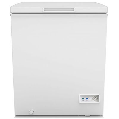 Avanti 25 in. 5.0 cu. ft. Chest Compact Freezer with Knob Control - White | CF5F0W
