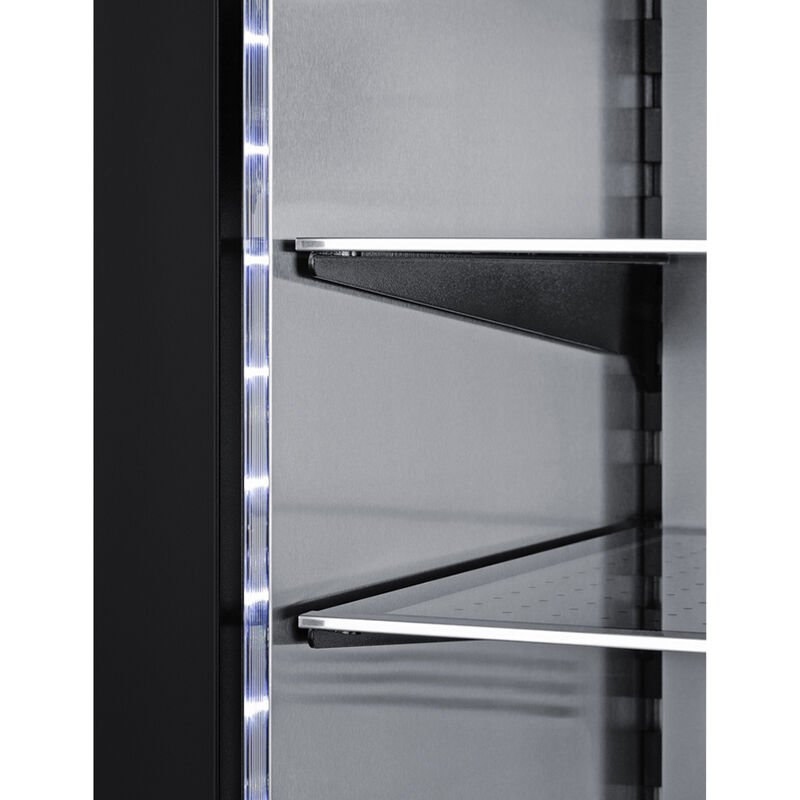 Summit 15 in. Built-In/Freestanding 1.9 cu. ft. Compact Bevrage Center with Adjustable Shelves & Digital Control - Stainless Steel, , hires