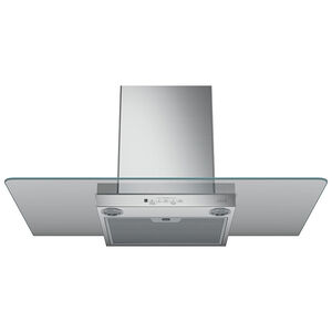 Cafe 36 in. Convertible Chimney Style Range Hood with 350 CFM, 4 Fan Speeds & 2 Halogen Lights - Stainless Steel, , hires