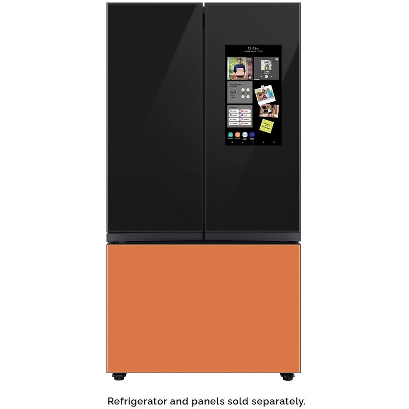 Samsung BESPOKE 3-Door French Door Top Panel for Refrigerators - Charcoal Glass, , hires