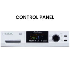 Equator 24 in. 1.9 cu. ft. Electric Front Load Vented/Ventless All-in-One Washer/Dryer Combo with Sanitize Cycle & Sensor Dry - White, White, hires