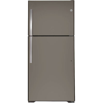 GE 30 in. 19.2 cu. ft. Top Freezer Refrigerator - Slate | GTS19KMNRES