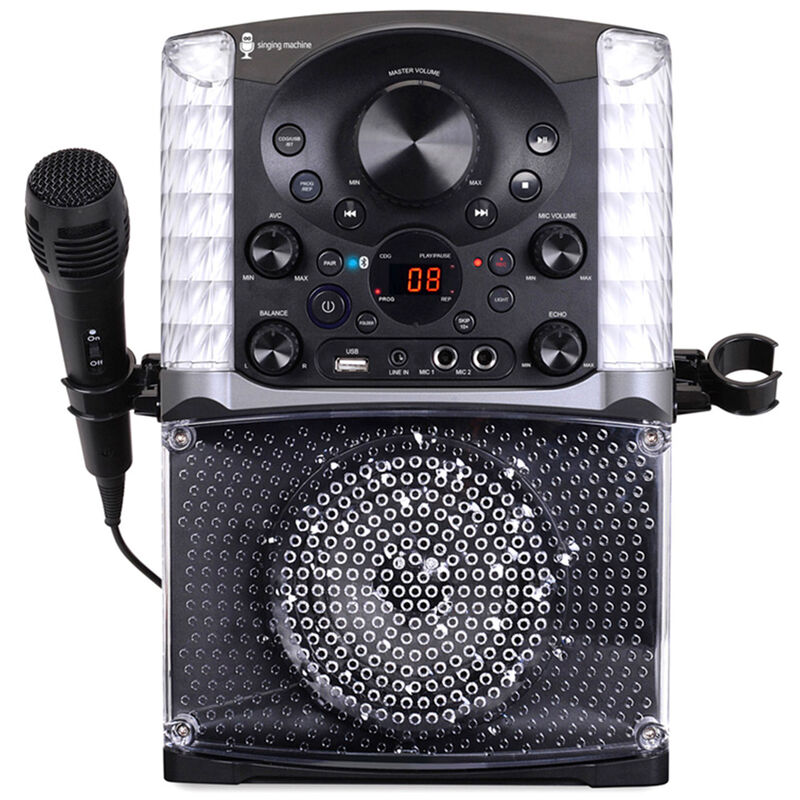Singing Machine Bluetooth Karaoke System with CDG - Black, , hires
