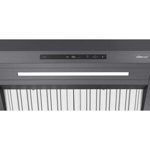 Dacor 48 in. Smart Ducted Canopy Pro Style Style Range Hood with 1200 CFM, 4 Fan Speeds & 1 LED Light - Graphite Stainless, , hires