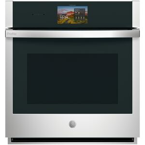GE Profile 27 in. 4.3 cu. ft. Smart Electric Single Wall Oven with True European Convection - Stainless Steel, , hires