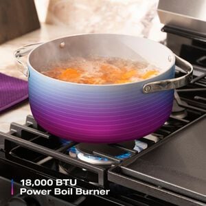 GE Profile 30 in. 5.3 cu. ft. Smart Air-Fry Standard Convection Gas Range with 5 Sealed Burners, Reversible Grill & Griddle - Fingerprint Resistant Stainless Steel, , hires