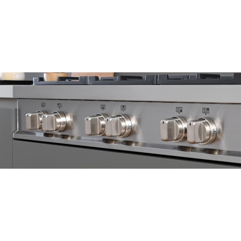 Bertazzoni Master Series 36 in. 6-Burner Natural Gas Rangetop with Simmer Burner & Power Burner - Stainless Steel, , hires