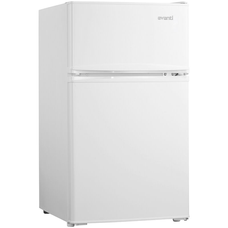 Avanti 19 in. 3.1 cu. ft. Mini Fridge with Top Freezer - White, White, hires