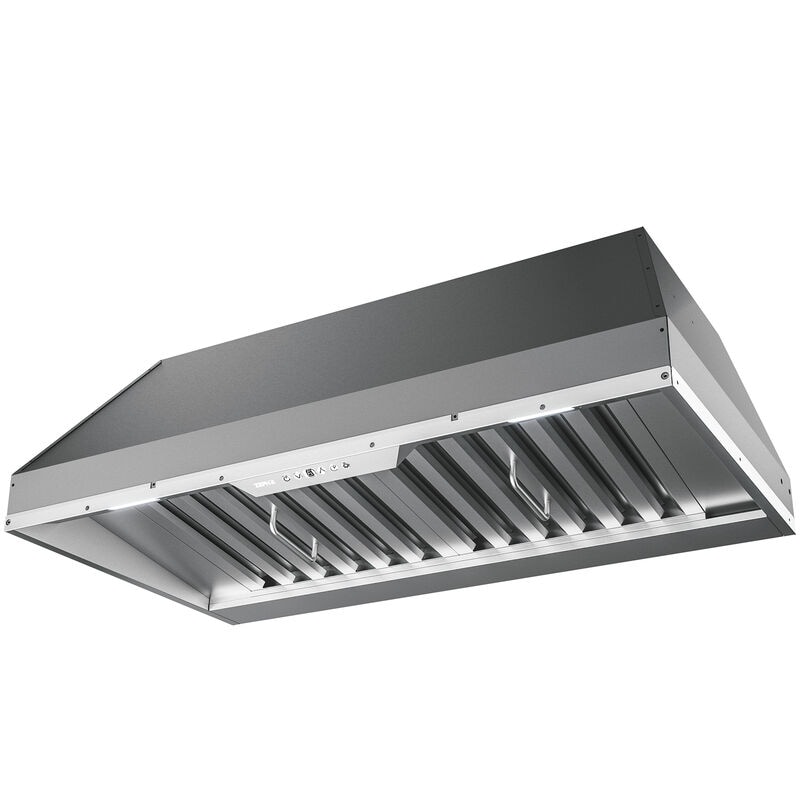 Zephyr 30 in. Ducted Standard Style Range Hood with 600 CFM, 6 Fan Speeds & 2 LED Lights - Stainless Steel, , hires