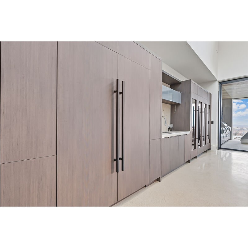 Signature Kitchen Suite 30 in. 17.8 cu. ft. Built-in Smart Triple-Drawers Upright Freezer with Ice-Maker & Adjustable Shelves - Custom Panel Ready, , hires