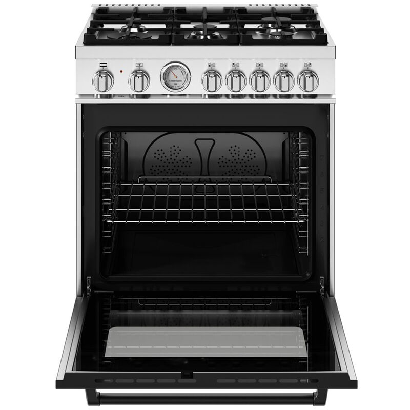 Bertazzoni Master Series 30 in. 4.7 cu. ft. Convection Oven Freestanding LP Gas Dual Fuel Range with 5 Sealed Burners - Stainless Steel, , hires