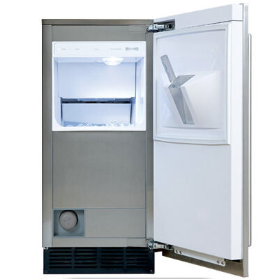 Sub-Zero 15 in. Built-In Ice Maker with 25 Lbs. Ice Storage Capacity & Digital Control - Custom Panel Ready | UC15IPO