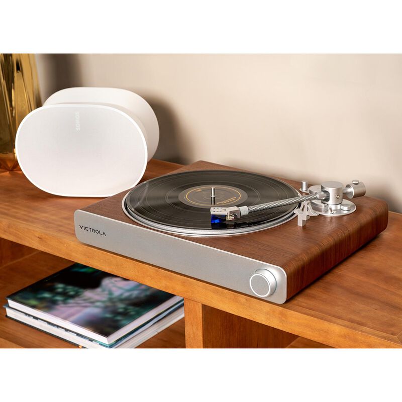 Victrola Stream Sapphire WiFi and Bluetooth Turntable (Works with Sonos) - Walnut, , hires